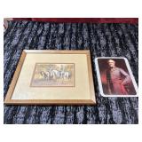 2 pc. Framed limited edition print titled
