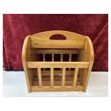 Wooden Magazine Rack