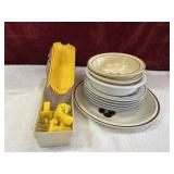 Bundle corn on cob trays, holders, plates,
