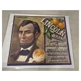 Vintage, original 1930s 'Lincoln Brand'