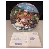 Danbury Mint 'Feathered Friends' collector plate