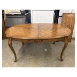 Vintage Country French style oval wood dining