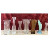 Bundle of misc vases