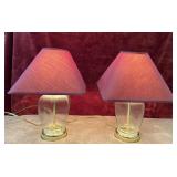 2 Table lamps.