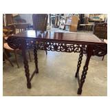 Vintage Chinese hand-carved solid rosewood altar