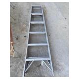 Aluminum stepladder.