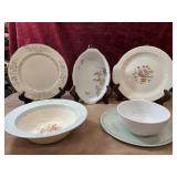 Ucagco Japan Oxford Rose oval serving dish Gorham