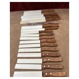 Chefï¿½s Collection stainless steel knives.