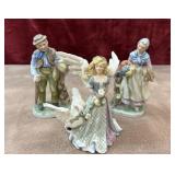Angels Collection angel figurine, and elderly