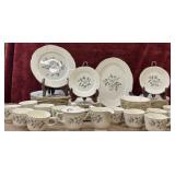 Homer platters, plates, bowls ,saucers, dessert