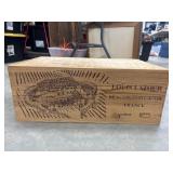 Vintage wooden wine crate from Maison Louis