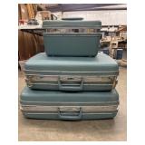 3 piece setVintage mid-20th-century Samsonite