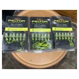 3 pack 3M Peltor Sport Tri-Flange Reusable