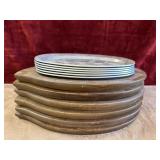 6 Japanese fajita or steak platters.