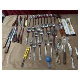 Bundle silverware, can openers, knives and more.