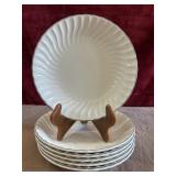 Bundle of White / Platinum" Swirl dinner plates.