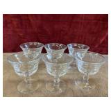 Bundle sherbet glasses.