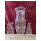 hurricane lamp chimneys.