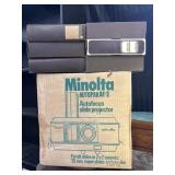 Vintage Minolta Autopak AF/2 slide projector,