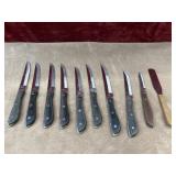 Bundke of knives.