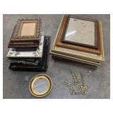 Large bundle of picture frames and decorative