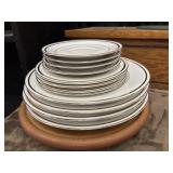 12 piece set of vintage bone china dinner set.