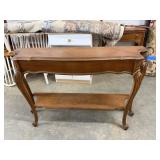 Vintage Queen Anne Style Sofa Foyer Table with