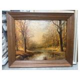 Reproduction print of "October Morn" (1956) by