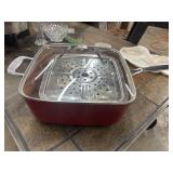 Square non-stick pan from the Red Copper (by