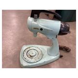 mid-century turquoise Sunbeam Mixmaster Stand