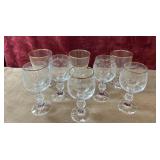 Vintage  5 pc.Bohemia Crystal-Crystalex "Queen