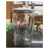Vintage Lance countertop display jar.
