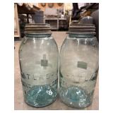 Vintage Atlas Strong Shoulder Mason glass jar in