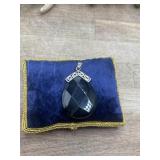 .925 Ornate sterling silver filigree bail, and a