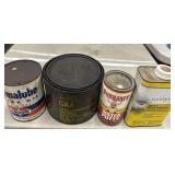 Vintage metal cans  Amoco Permalube Motor Oil