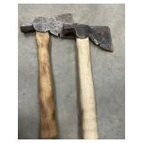 2 vintage roofing/shingling hatchets