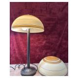 Vintage  post-modern table lamp and shade. Few
