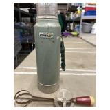 Vintage eggbeater-style hand crank rotary egg