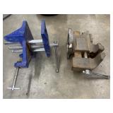 Portable woodworking face vise (or clamp-on