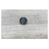 Sterling silver vintage circular lapel pin