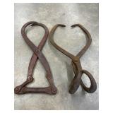 Vintage antique cast-iron/forged-steel utility
