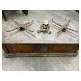 Vintage Henry Troemner apothecary balance scale,