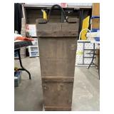 Antique wooden storage box,