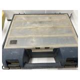 Plasticcmulti-tray tackle box , mixed steel