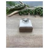 .925 vintage Mexican sterling silver 3-band