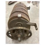 Antique  hand-crank telephone magneto generator