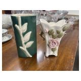 Vintage Ucagco China handpainted porcelain vase