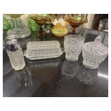 Vintage Anchor Hocking Wexford pressed glass