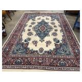 Maroon/Navy Blue Area Rug by Oriental Weavers of