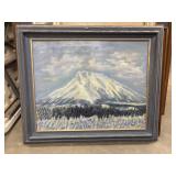 Original landscape painting depicting a
